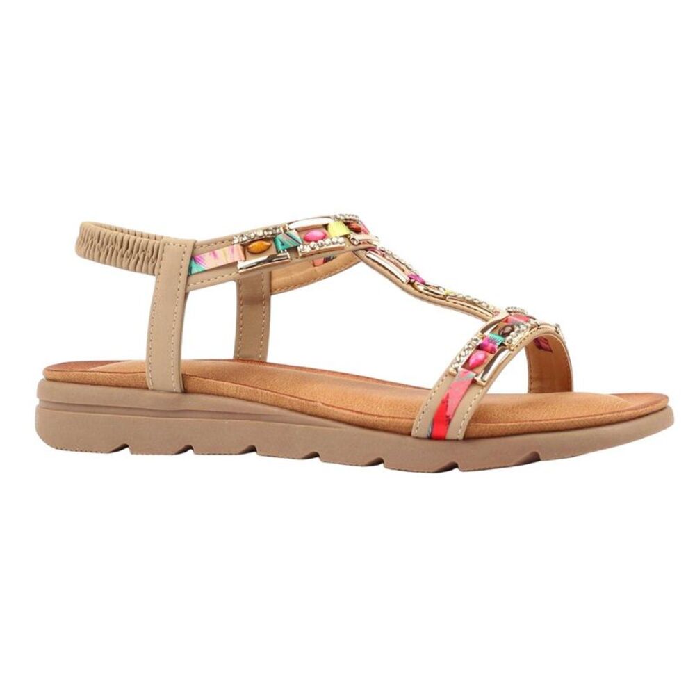 Lunar Womens/Ladies Drift Sandals / Beige
